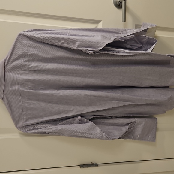 Bachrach Blue and White Dress Shirt - Picture 8 of 9